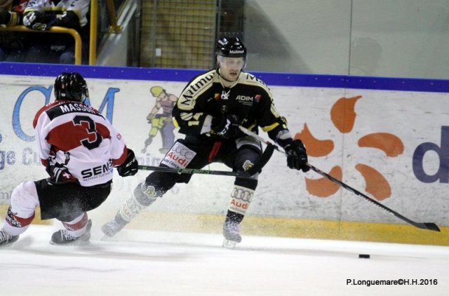 Photo hockey match Rouen - Chamonix / Morzine le 21/10/2016