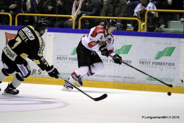 Photo hockey match Rouen - Chamonix / Morzine le 21/10/2016