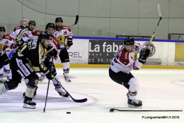 Photo hockey match Rouen - Chamonix / Morzine le 21/10/2016