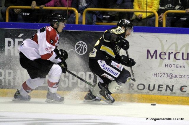 Photo hockey match Rouen - Chamonix / Morzine le 21/10/2016