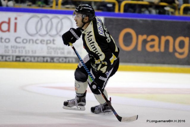 Photo hockey match Rouen - Chamonix / Morzine le 21/10/2016