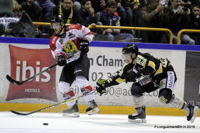 Photo hockey match Rouen - Chamonix / Morzine le 21/10/2016