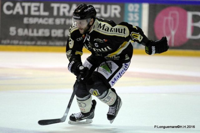 Photo hockey match Rouen - Chamonix / Morzine le 21/10/2016