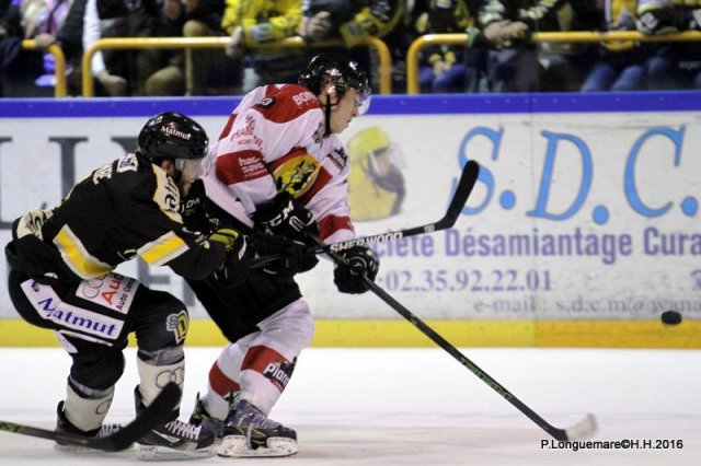 Photo hockey match Rouen - Chamonix / Morzine le 21/10/2016