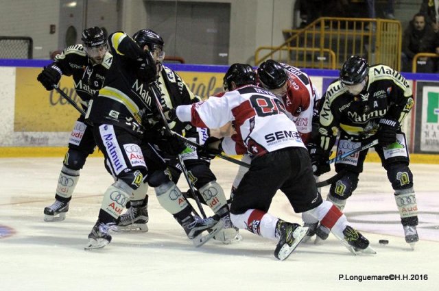 Photo hockey match Rouen - Chamonix / Morzine le 21/10/2016
