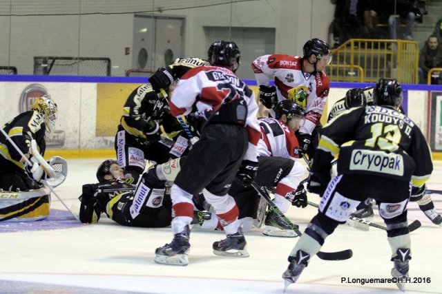 Photo hockey match Rouen - Chamonix / Morzine le 21/10/2016