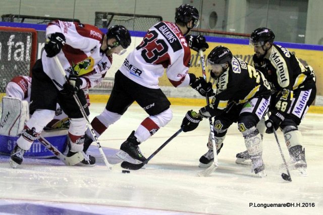 Photo hockey match Rouen - Chamonix / Morzine le 21/10/2016
