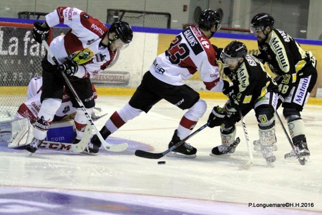 Photo hockey match Rouen - Chamonix / Morzine le 21/10/2016