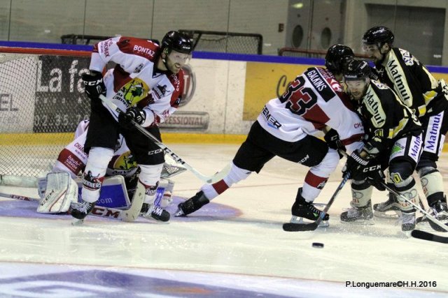 Photo hockey match Rouen - Chamonix / Morzine le 21/10/2016