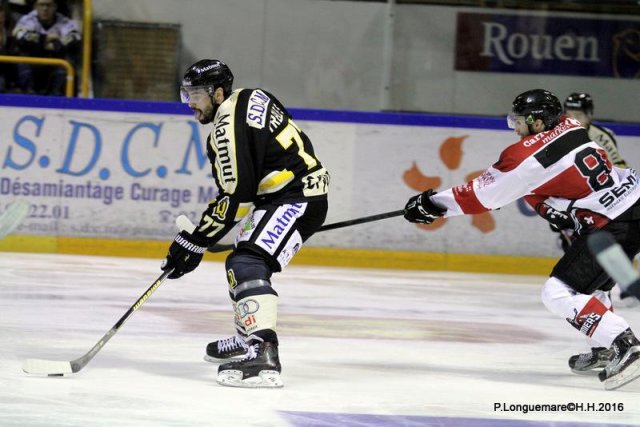 Photo hockey match Rouen - Chamonix / Morzine le 21/10/2016