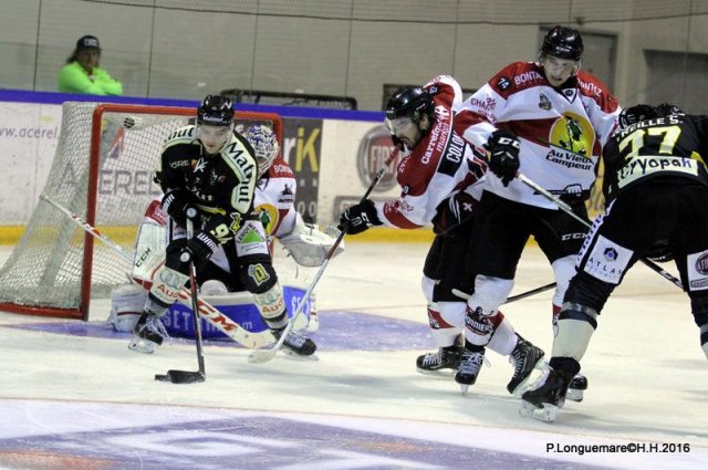 Photo hockey match Rouen - Chamonix / Morzine le 21/10/2016