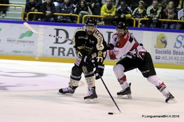 Photo hockey match Rouen - Chamonix / Morzine le 21/10/2016