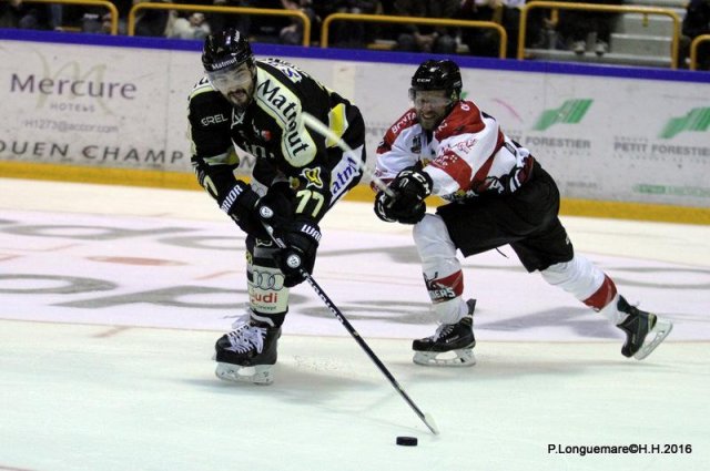 Photo hockey match Rouen - Chamonix / Morzine le 21/10/2016