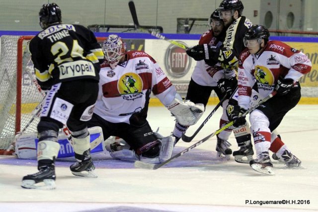 Photo hockey match Rouen - Chamonix / Morzine le 21/10/2016