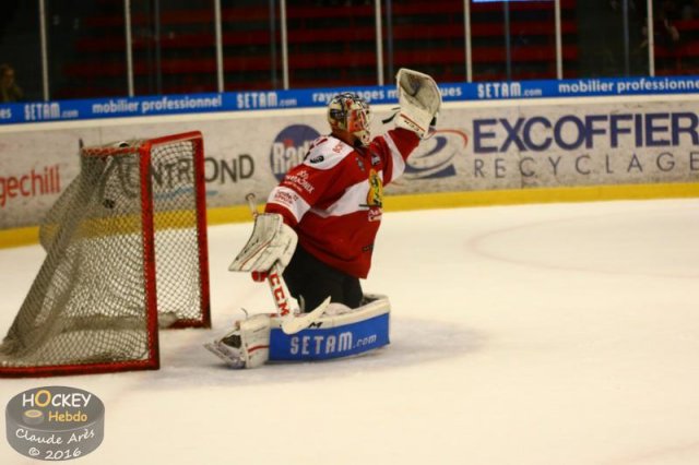 Photo hockey match Chamonix / Morzine - Strasbourg  le 23/10/2016