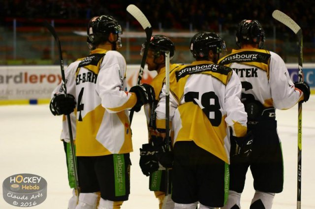 Photo hockey match Chamonix / Morzine - Strasbourg  le 23/10/2016