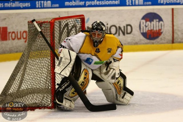 Photo hockey match Chamonix / Morzine - Strasbourg  le 23/10/2016