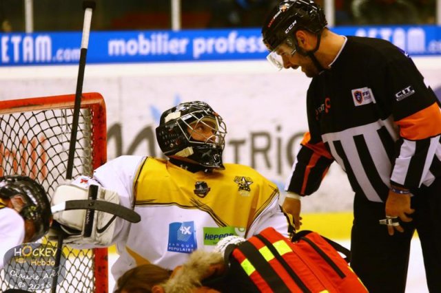 Photo hockey match Chamonix / Morzine - Strasbourg  le 23/10/2016