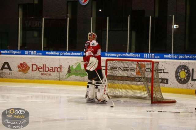 Photo hockey match Chamonix / Morzine - Strasbourg  le 23/10/2016