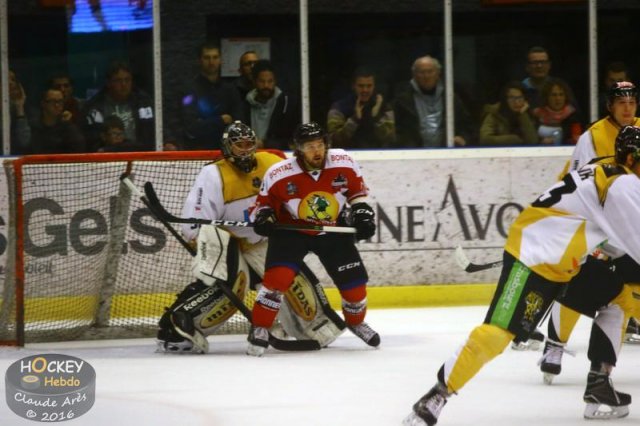 Photo hockey match Chamonix / Morzine - Strasbourg  le 23/10/2016