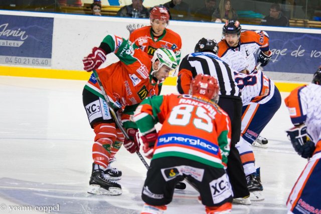Photo hockey match Mont-Blanc - Clermont-Ferrand le 25/10/2016