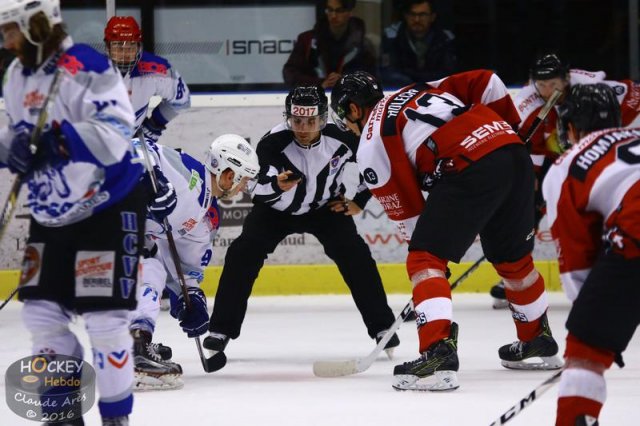 Photo hockey match Chamonix / Morzine - Courchevel-Méribel-Pralognan le 25/10/2016