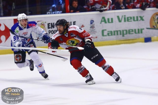 Photo hockey match Chamonix / Morzine - Courchevel-Méribel-Pralognan le 25/10/2016