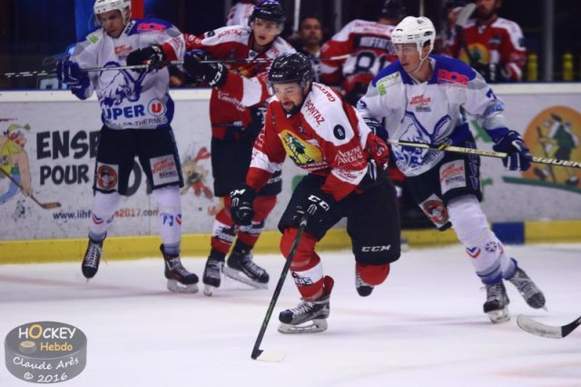 Photo hockey match Chamonix / Morzine - Courchevel-Méribel-Pralognan le 25/10/2016