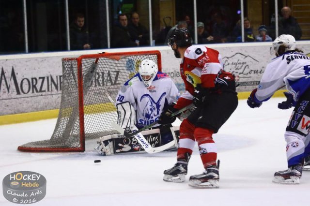 Photo hockey match Chamonix / Morzine - Courchevel-Méribel-Pralognan le 25/10/2016