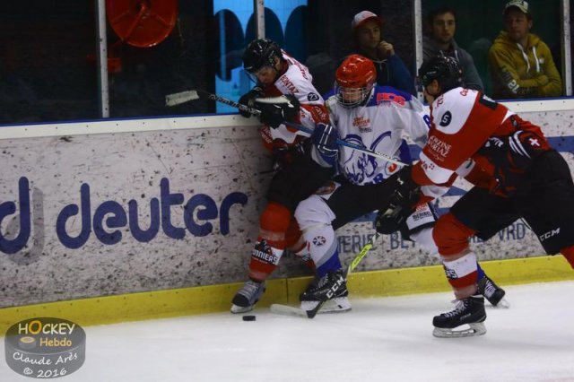 Photo hockey match Chamonix / Morzine - Courchevel-Méribel-Pralognan le 25/10/2016
