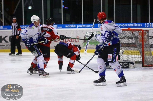 Photo hockey match Chamonix / Morzine - Courchevel-Méribel-Pralognan le 25/10/2016