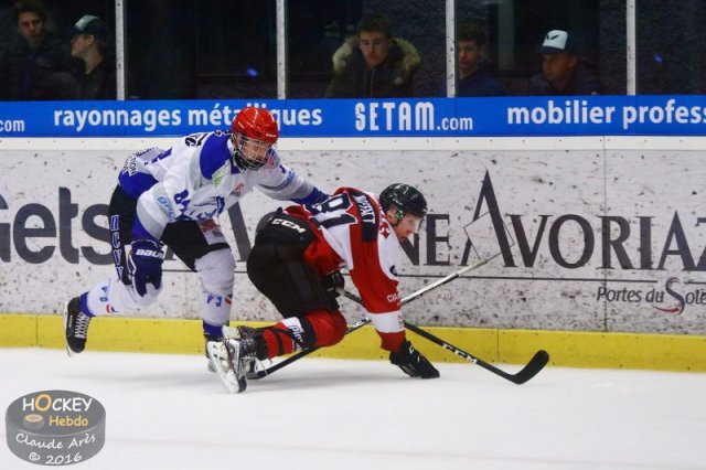 Photo hockey match Chamonix / Morzine - Courchevel-Méribel-Pralognan le 25/10/2016