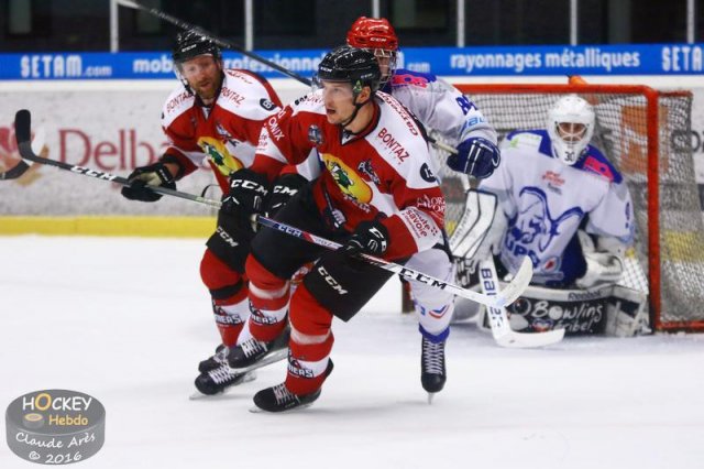 Photo hockey match Chamonix / Morzine - Courchevel-Méribel-Pralognan le 25/10/2016