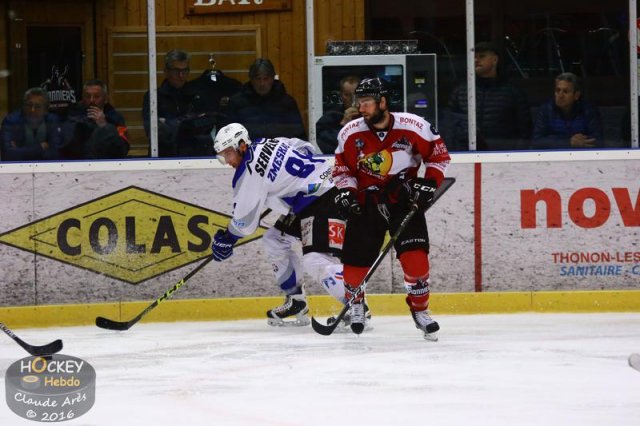 Photo hockey match Chamonix / Morzine - Courchevel-Méribel-Pralognan le 25/10/2016