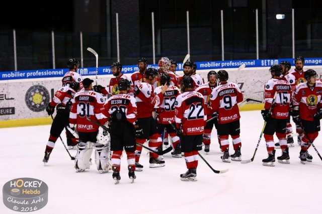 Photo hockey match Chamonix / Morzine - Courchevel-Méribel-Pralognan le 25/10/2016