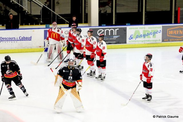 Photo hockey match Nice - Briançon  le 26/10/2016