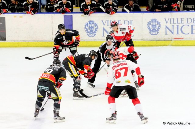 Photo hockey match Nice - Briançon  le 26/10/2016