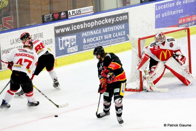 Photo hockey match Nice - Briançon  le 26/10/2016