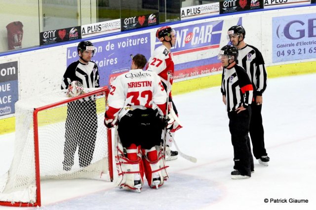 Photo hockey match Nice - Briançon  le 26/10/2016