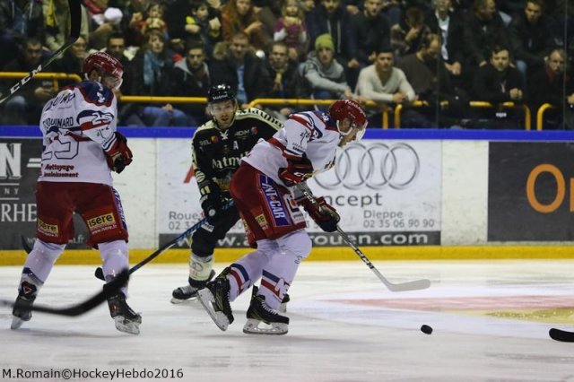 Photo hockey match Rouen - Grenoble  le 28/10/2016