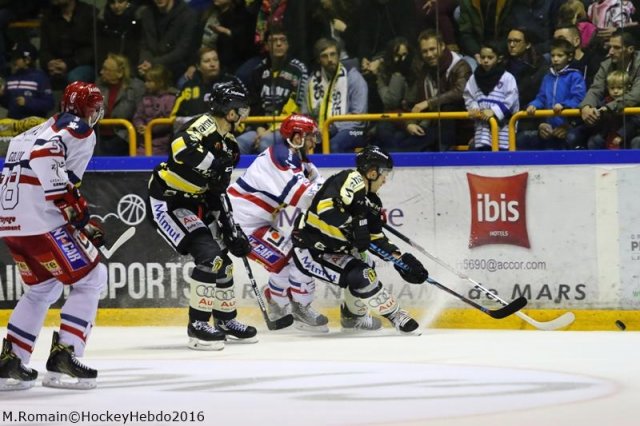 Photo hockey match Rouen - Grenoble  le 28/10/2016
