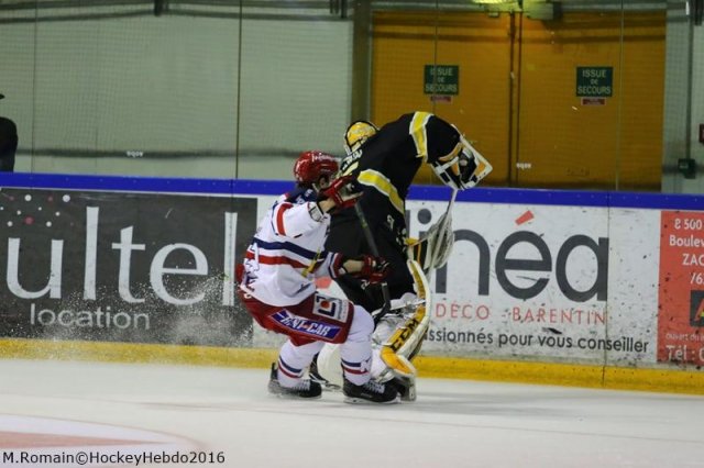 Photo hockey match Rouen - Grenoble  le 28/10/2016