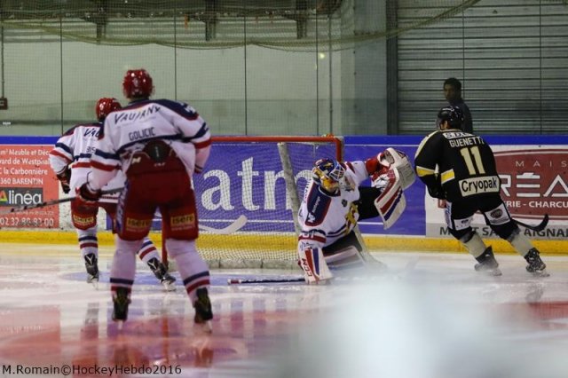 Photo hockey match Rouen - Grenoble  le 28/10/2016