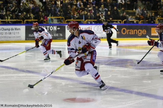 Photo hockey match Rouen - Grenoble  le 28/10/2016