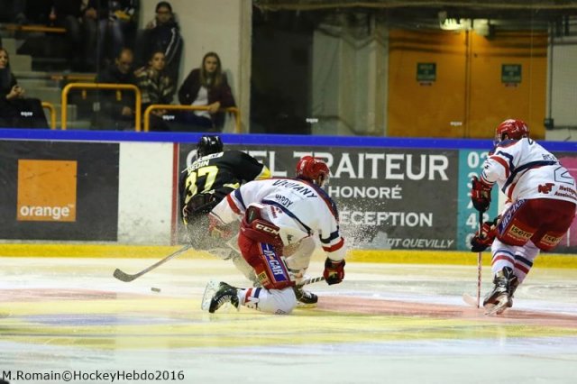 Photo hockey match Rouen - Grenoble  le 28/10/2016