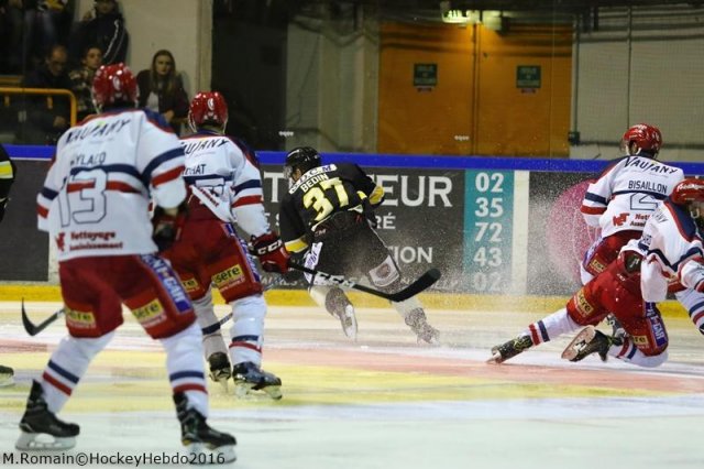 Photo hockey match Rouen - Grenoble  le 28/10/2016