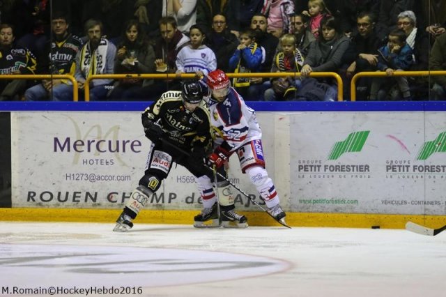 Photo hockey match Rouen - Grenoble  le 28/10/2016