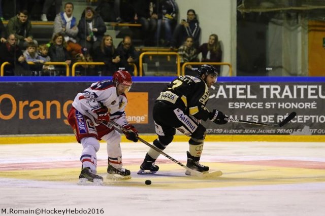 Photo hockey match Rouen - Grenoble  le 28/10/2016