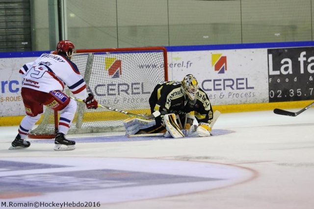 Photo hockey match Rouen - Grenoble  le 28/10/2016