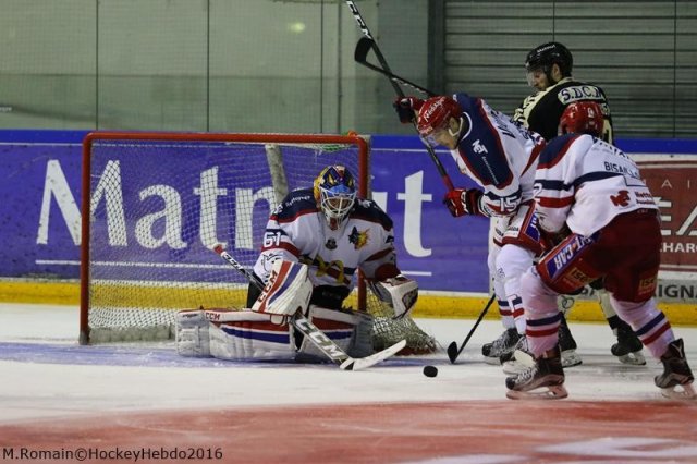 Photo hockey match Rouen - Grenoble  le 28/10/2016